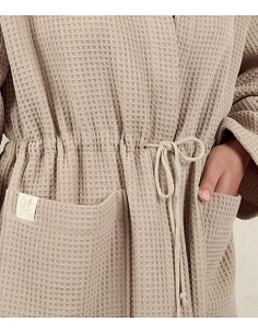 Roupão de banho bege... 2