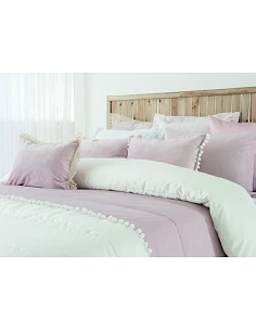 COLCHA EDREDOM - COLCHA ALEXA COM ALMOFADAS DECORATIVAS 45x60 CM 2