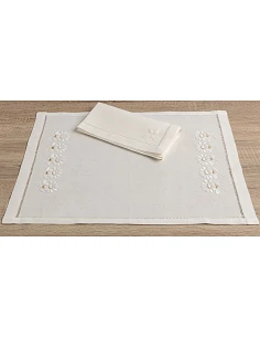 Mantel individual de lino +...