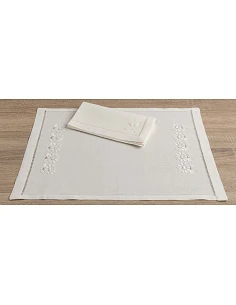 Mantel individual de lino +...