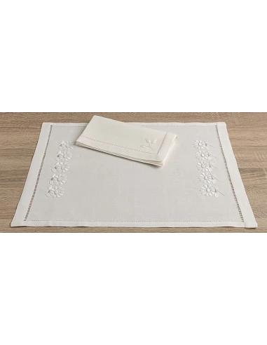 Mantel individual de lino +...