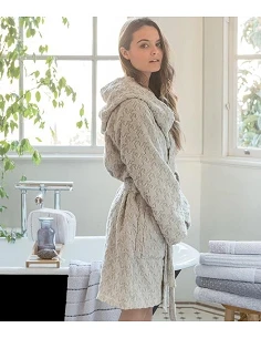 Albornoz baño mujer rizo...