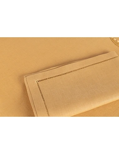 175x350 Mantel de lino Bordado A Mano...